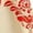 Red, variant on Umgee Tropical Print Button Detail Midi Dress