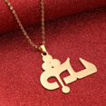thumbnail image 3 of HAHDAXIA Colliers Pendentifs en Acier Inoxydable Ashur Bijoux Assyriens, 3 of 3
