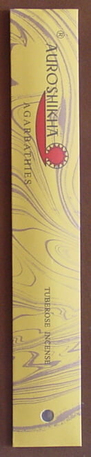 Auroshikha Tuberose Incense Sticks 10 Grams Per Pack You Pick 1-2-5-10 