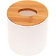 thumbnail image 1 of loinhgeo Caja de pañuelos rectangular redonda para secadora, soporte para papel higiénico o papel de seda, organizador de pañuelos de madera que ahorra espacio, soporte para papel de baño redondo, 1 of 7