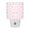 Pink, variant on Plug in LED Night Lights Modern Abstract Psychedelic Nightlight with Auto Dusk to Dawn Sensor,Groovy Geometric Art Swirling Energy Saving Lamps for Bedroom Hallway Bathroom Nursery