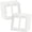 White, variant on UCOMEN Decorator Wall Plate, 1-Gang, 10 Pack, White, 4.57" x 2.8"
