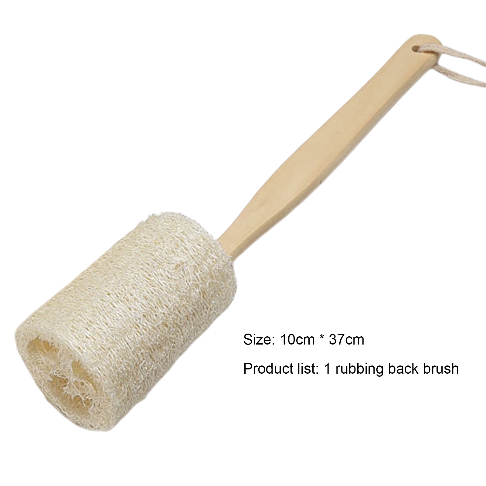 Hadanceo Loofah Brush Quick Dry Convenient Shower Back Loofah Brush