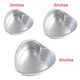 thumbnail image 3 of 6 Inch Heart Shape Cake Mold Aluminium Alloy DIY Mousse Pastry Mould Baking Pan Kitchen Tool, 3 of 10