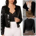 thumbnail image 2 of Casual Short Jacket Fashion Casual Long Sleeve Cardigan Coat Perfect Present for Women Girls, 2 of 4