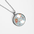 thumbnail image 4 of Cupid Glass Circular Pendant Women's Necklace, 4 of 5