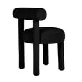 thumbnail image 4 of Carmel Black Velvet Dining Chair, 4 of 5