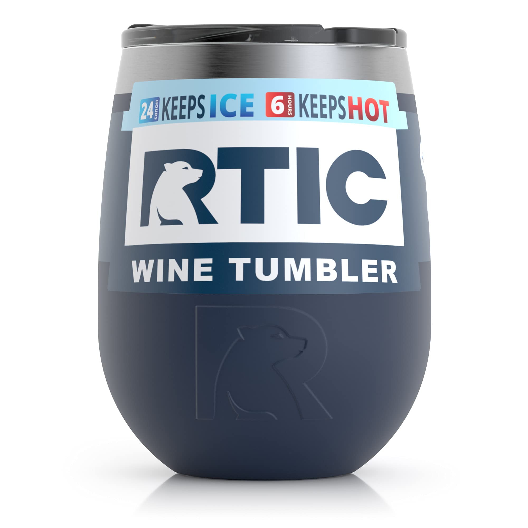 RTIC Wine Tumblers - Stainless Steel, Insulated, Reusable