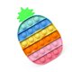 thumbnail image 3 of Fidget Toy Rainbow Push Pop Bubble Toy Silicona Niños Herramienta de alivio del estrés educativo, Arco iris de piña Inevent FN000425-01, 3 of 7