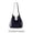 Retro blue, variant on Women Knitted Fabric Handwoven Shoulder Bag Large Capacity Boho Crochet Beach Bags Summer Hobo Handbag for Travel Shopping Work Daily Use (White)