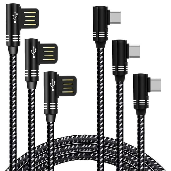 USB Type C Cable, ePacks [3FT 6FT 10FT] USB 2.0 Long Braided Nylon Sync Charging Cables Type C Phone Charger Cord Compatible Samsung Galaxy S21 Ultra 5G S20 S10 S9 A52 A72 A32 A12 OnePlus Nord N200 5G