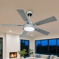 thumbnail image 2 of Dextrus 52 Inch Smart Chandelier Ceiling Fan with Alexa Control, Dimmable LED Lights, Whisper-Quiet DC Motor for Living Room, Bedroom, Office, 2 of 11