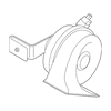 Genuine OE BMW Low Note Horn - 61-33-7-159-421