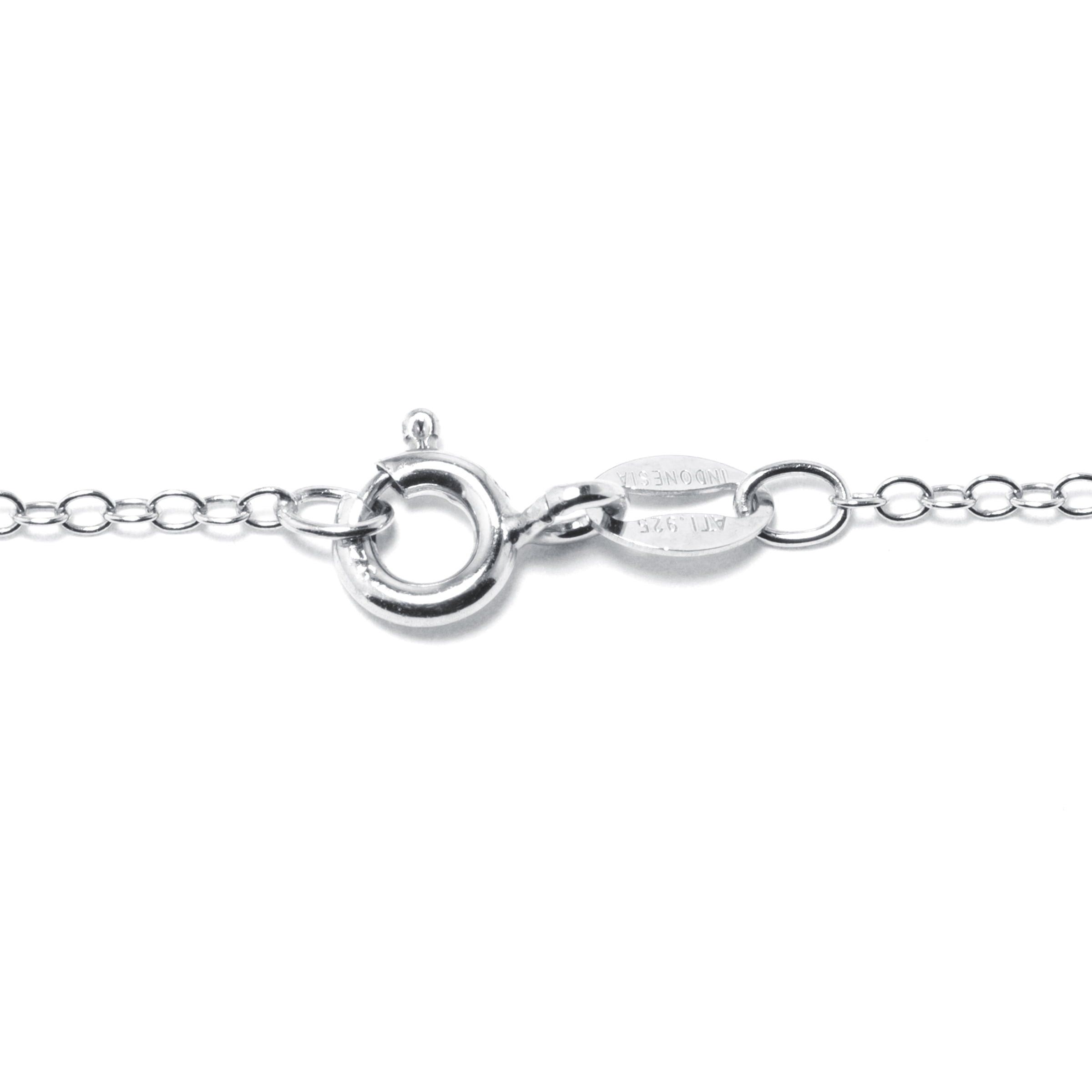 Marisol & Poppy Sterling Silver Blessed Bar Necklace For Women & Teens, 16" + 2" Extender