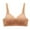 Khaki, variant on Wireless Push Up Bras for Women Plus Size Floral Lace Underwire Bra Comfort Everyday Bra Full-Coverage Tshirt Bras Black 42C