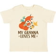 thumbnail image 3 of Inktastic Granna Loves Me Woodland Fox Boys or Girls Toddler T-Shirt, 3 of 5