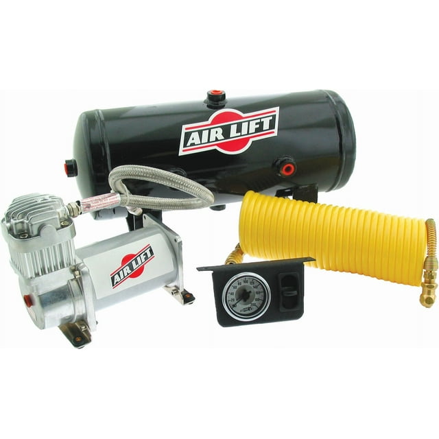 Air Lift Kit de Compresseur à Ressort d'Assistance 25690 QuickShot; Contrôle à Voie Unique 2 Ressorts Pneumatiques Simultanément; Interrupteur