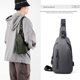 thumbnail image 3 of Bolso de pecho para hombre, bolso de pecho con película de cuero, bolso bandolera para hombre, bolso de mensajero moderno estilo Hong Kong, 3 of 6