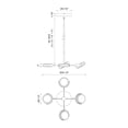 thumbnail image 7 of PD325428VBAR-Alora Lighting-Blanco - 61W LED Pendant-2 Inches Tall and 28.13 Inches Wide-Vintage Brass Finish, 7 of 7