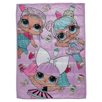 LOL Surprise Kids Plush Blanket, 62” x 90”