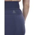 thumbnail image 5 of Reebok Womens Lux 2.0 Yoga Pants, Blue, Maternity, X-Small, 5 of 7