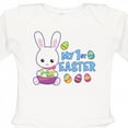 thumbnail image 4 of Inktastic My 1st Easter with Bunny and Easter Basket Boys Long Sleeve Baby Bodysuit, 4 of 5