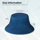 thumbnail image 3 of Balery Deep Blue Glitter Sombreros para el sol para hombre y mujer, sombrero de pescador con UPF 50+, 3 of 6