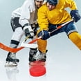 thumbnail image 4 of HAMPPLIES 6 Pcs Rondelles de Hockey sur Glace Rouges Mates en PVC pour l'Entraînement et le Jeu avec Sac de Transport, 4 of 6