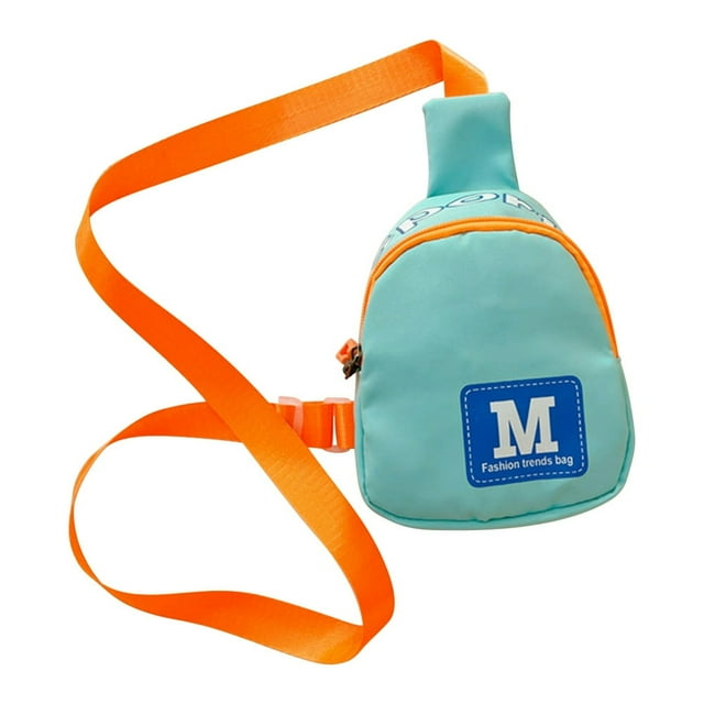 Sac à Bandoulière en Toile à la Mode pour Enfants (Bleu Foncé)