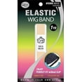 thumbnail image 2 of QFITT Elastic WIG BAND 5/8" x 1YD BLACK 5084, 2 of 2