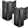 thumbnail image 1 of shiyou-2Pack Home Security Door Reinforcement Lock, Childproof Safety Door Lock Latch Inside Stopper, Add High Security to Prevent Home Unauthorized Entry, Aluminum Construction Finish Black, 1 of 4