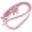 Pink, variant on Dark Green Cute Phone Crossbody Lanyard 120x2cm – Trendy Woven Chain Lanyard Back Clip, Portable Flower Lanyard T Clip, Great for Summer Festivals & 4th of July Parties