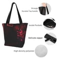 thumbnail image 3 of Lsque Five Nights At Freddy'S Pattern Beach Tote,Shoulder Handbag,Spacious Tote Bag,Lightweight Travel Bag,Versatile Shopping Bag, 3 of 6