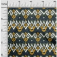 thumbnail image 1 of oneOone Cotton Cambric Fabric Diamond & Swirl Ikat Print Fabric By Yard 56 Inch Wide, 1 of 4