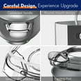 thumbnail image 3 of WHALL Stand Mixer - 5.5Qt 12-Speed Tilt-Head Electric Kitchen Mixer with Dough Hook/Wire Whip/Beater, Stainless Steel Bowl (Black) New, 3 of 8