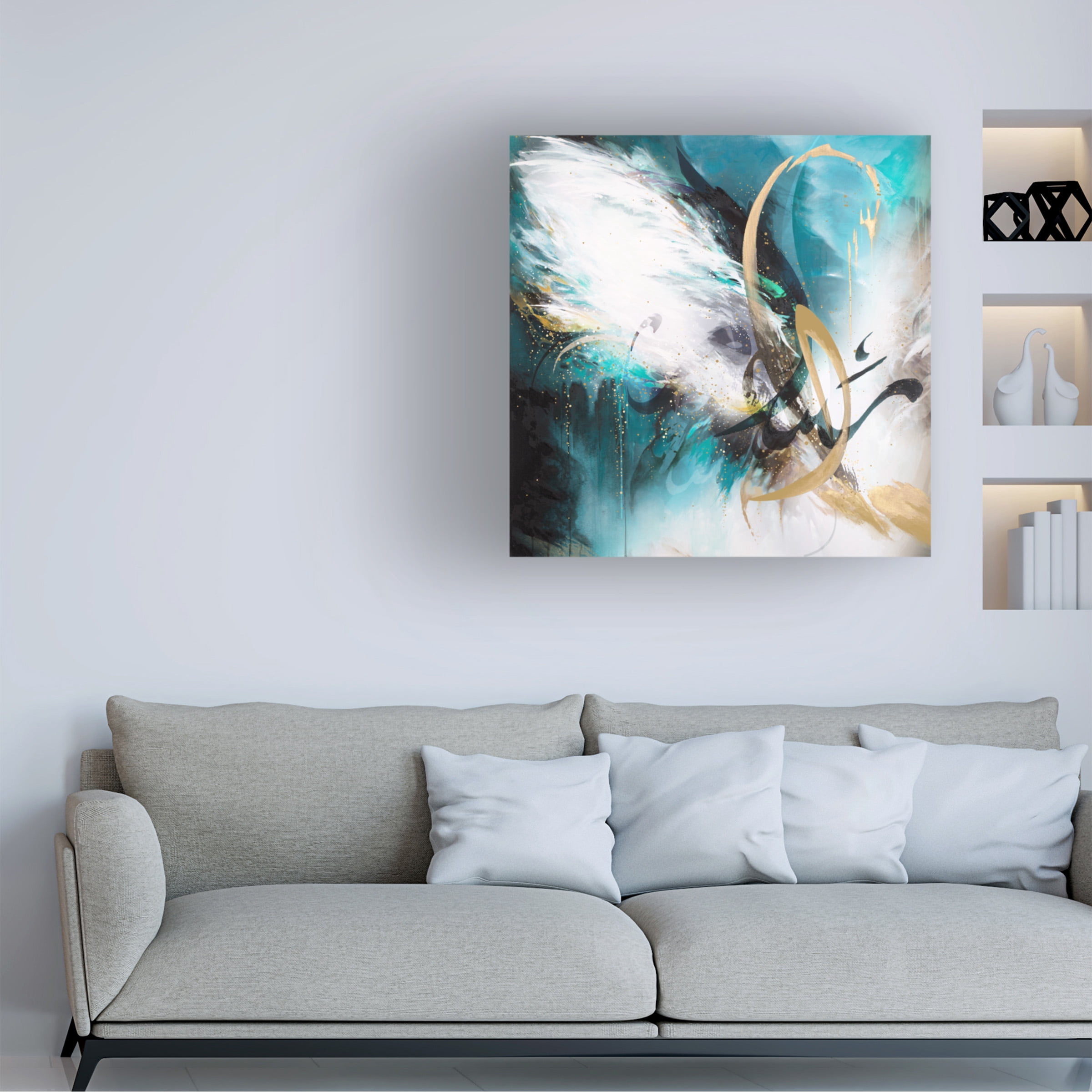 Helen Abbas 'Salaam VIII' Canvas Art