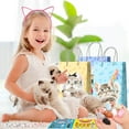 thumbnail image 4 of Cat Party Favors, 72pcs Kitty Party Favors Set Including Cat Goodie Bags Ears Headband Stickers Keychains Slap Bracelets etc Cat Themed Party Favors for Cat Birthday Party Decorations Supplies, 4 of 8