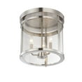thumbnail image 2 of Penrose 3-Light Ceiling Light in Satin Nickel, 2 of 4
