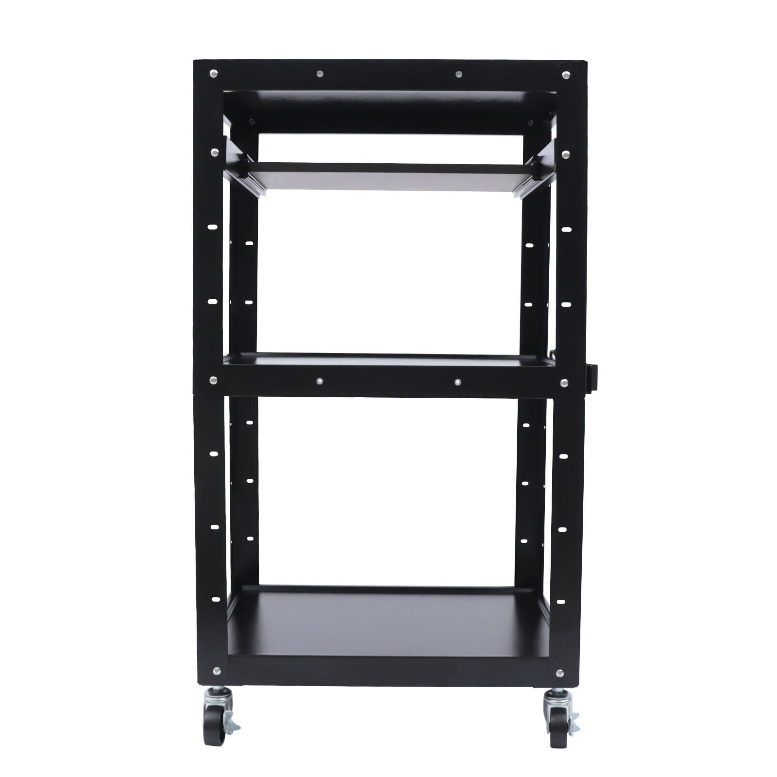 DENEST AV Cart Height Adjustable Free Standing Rolling Standing Desk Home Office Desk