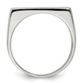 thumbnail image 2 of 925 Sterling Silver 9x19mm Closed Back Signet Ring, 2 of 3