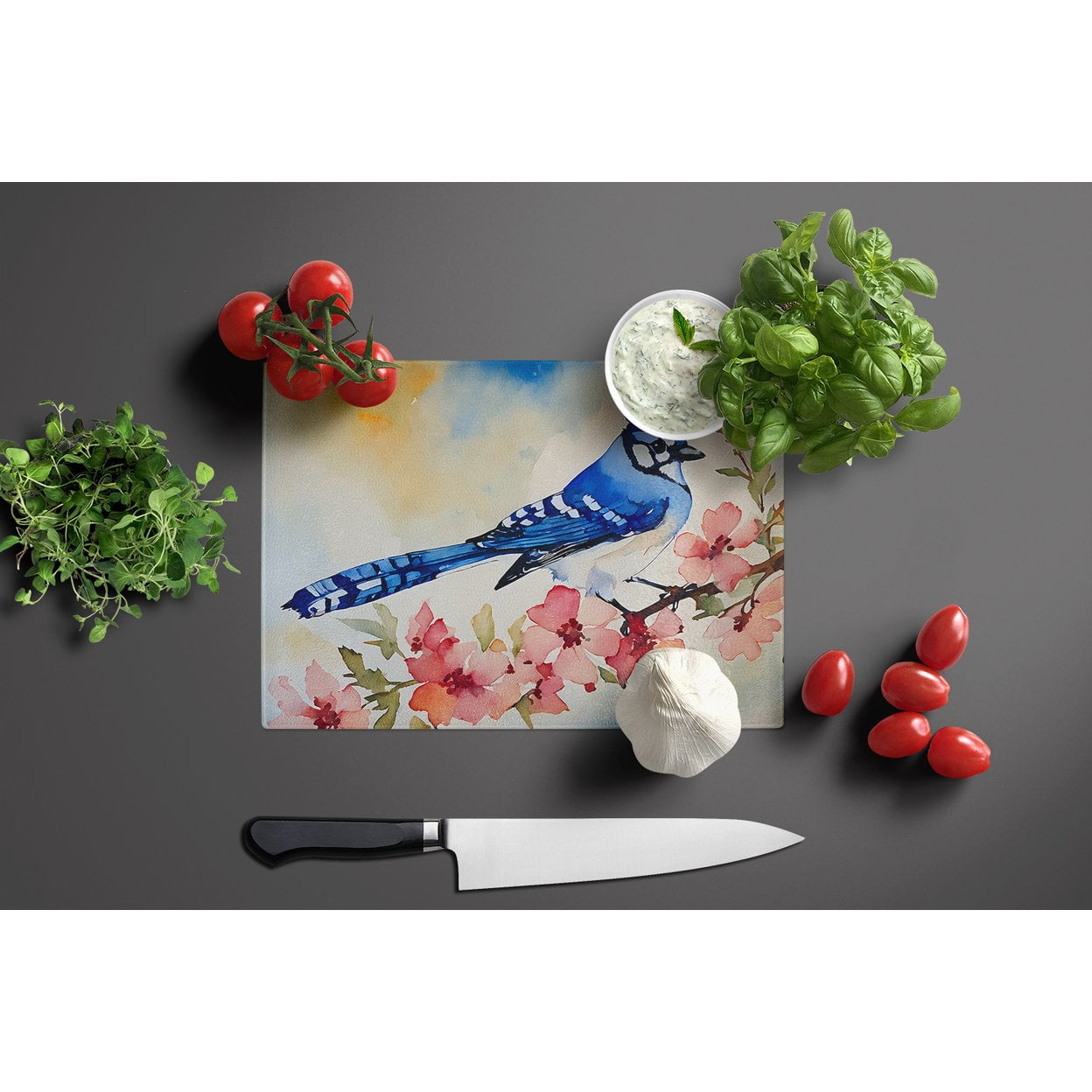 Blue Jay Glass Cutting Board 12 in x 15 in