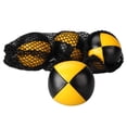 thumbnail image 2 of 3 uds pelota de de suave suave profesion con bolsa de almacenamiento para niños, entrenamiento deportivo interactivo, juguete Amarillo negro CUTICAT Juego de juguetes de pelota de malabares, 2 of 8