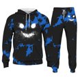 thumbnail image 4 of CONFREE Halloween Mens Sweatsuit 2 Peice Sets Hallowmas Men's Jogging Tracksuit Set Graphic Y2K Pullover Hoodies Pants Athletic Sweat Suit for Men, 4 of 4