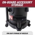 thumbnail image 6 of Hyper Tough 3 Gallon 3.5 HP Poly Wet Dry Vacuum for Home, Car, Garage & Workshop, 6 of 12