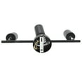 thumbnail image 4 of Track Lighting Kit,LED Track Light Kit 3 Heads 15.9in Arm 90 Degrees Rotatable Matte Black 3 Light Track Lighting Kit for GU10 Bulb 85‑265V,LED Light Track Kit, 4 of 5