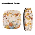 thumbnail image 2 of HELLHERO Pumpkin Maple Leaf Seat & Backrest Covers Easy Install for Unisex Non-Slip Cover Rollator Seat Back Cover for Seniors Men Women, 2 of 7