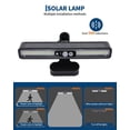 thumbnail image 5 of 20x25 FT Heavy Duty Metal Carport - Outdoor Portable Garage Shelter - Galvanized Steel Roof, Removable PE Sidewalls, Reinforced Base, LED Light - for Cars, Trucks, Boats, 5 of 7