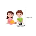 thumbnail image 2 of MERRYHAPY 2 Sets Love-Themed Figurines Couple Figurines Home Decor Assorted Color Miniature Couple, 2 of 8