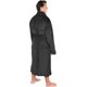 thumbnail image 2 of Albornoz de forro polar con cuello tipo chal para hombre de lujo, 2 of 3