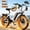 3OOOW 52V 25Ah 38m/h White Orange, variant on Seemoon Electric Bike for Adults 20x4 Fat Tire Step Through 3OOOW 52V 25Ah 38 MH 105 Mile 160 Nm 40 Degree Climb Hydraulic Brakes Front Suspension